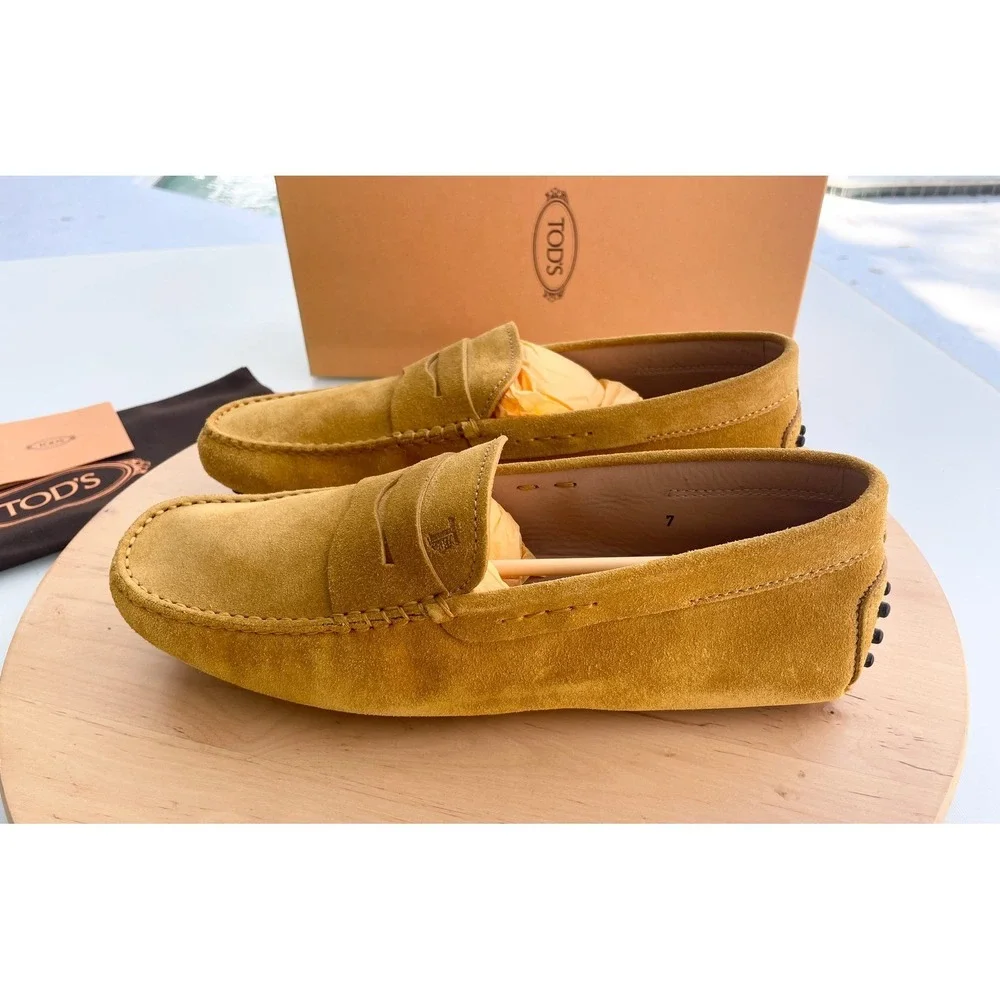 Tod's Men's Mocassino Gommini Nuovo XXM0EO00010RE0G410 Suede Loafer Shoe, UK 7